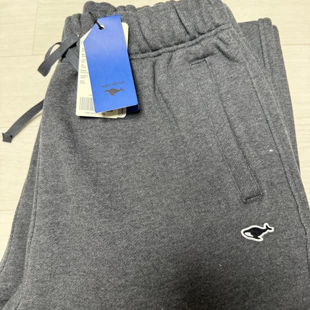 네이더스 USA COTTON 스웻팬츠 멜란지 다크그레이 4