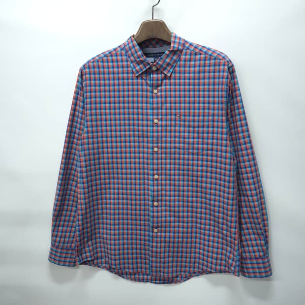 타미힐피거 커스텀핏 체크셔츠 (100~105 )