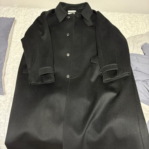 비슬로우 오버사이즈 캐시미어 코트 xl