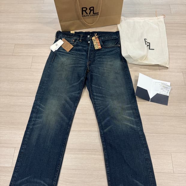 (새상품)RRL 더블알엘 빈티지파이브포켓 기빈스31x30