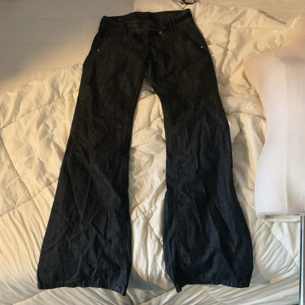 타스타스 팬츠 빈티지 팬츠 와투케 y2k 팬츠 부츠컷 팬츠 일본빈티지