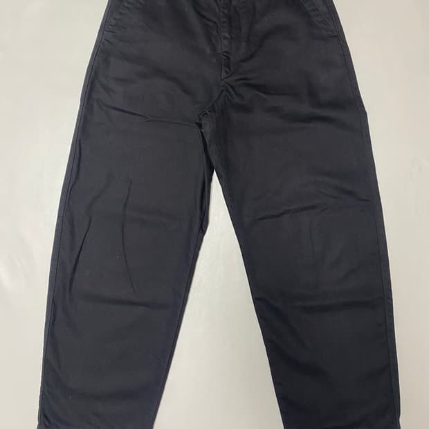 유니클로 U 와이드핏 치노 팬츠 블랙 76