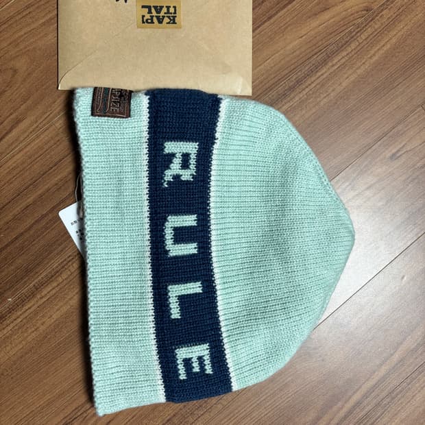 캐피탈 7G 니들 펀치드 오징어 니트 캡