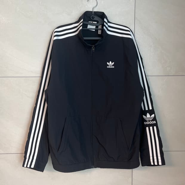 아디다스 파이어버드 락업 바람막이 민트급 (XL)