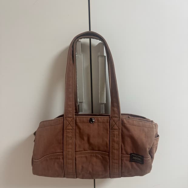 요시다 포터 숄더 더플백 핑크