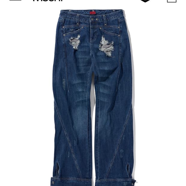 미스치프 아나토미 진 다크블루 M size 새상품