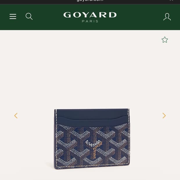 고야드 카드지갑