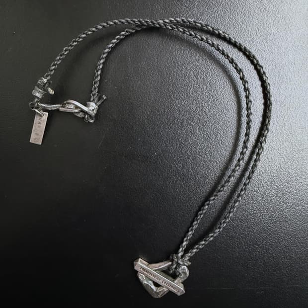 넘버나인 X 잼 홈 메이드 실버 목걸이