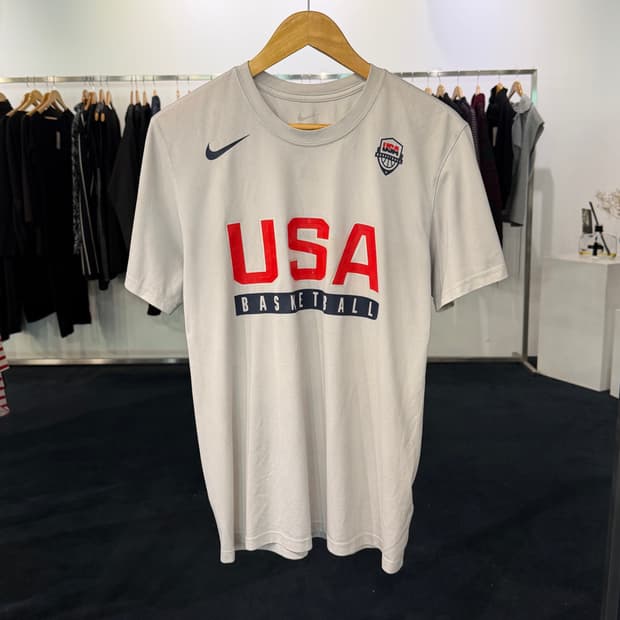 [L] 나이키 USA 바스켓볼 국대 티셔츠