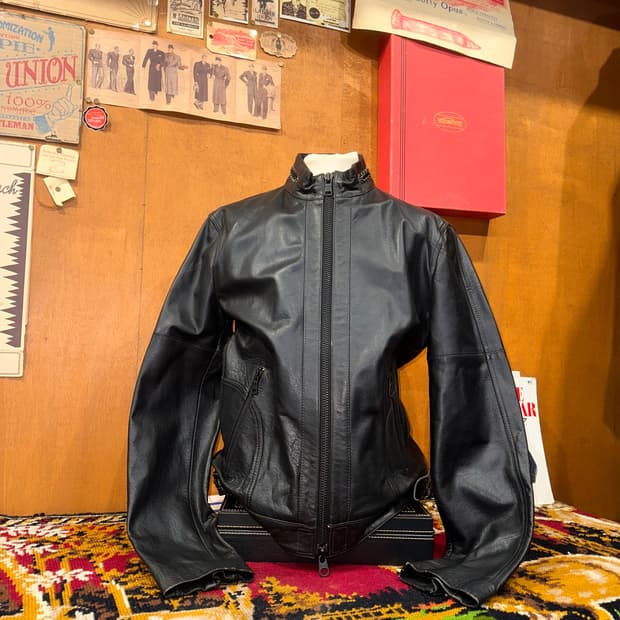( L-XL ) 아르마니 익스체인지 바이커자켓 라이더자켓 가죽자켓