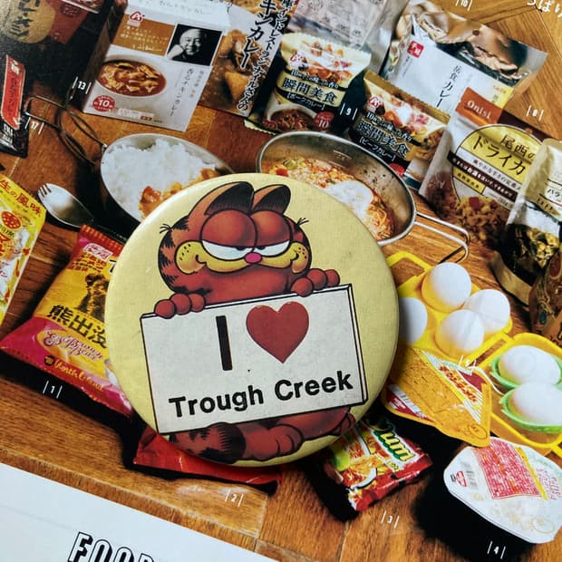 빈티지 가필드 I love 프린팅 핀 버튼 뱃지 브로치 악세사리