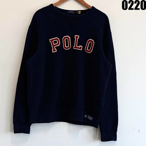 폴로 랄프로렌 맨투맨 스웨트셔츠 L 신형큐알코드
