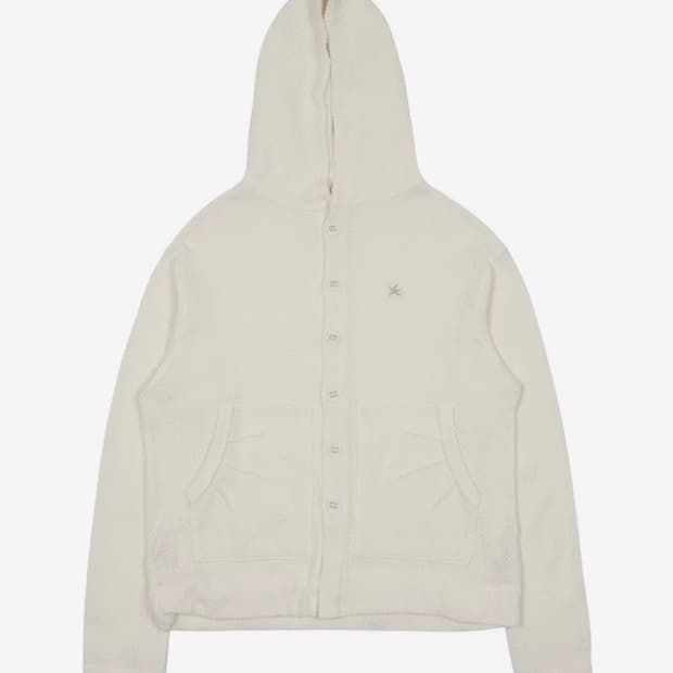 더콜디스트모먼트 와플 후드집업 