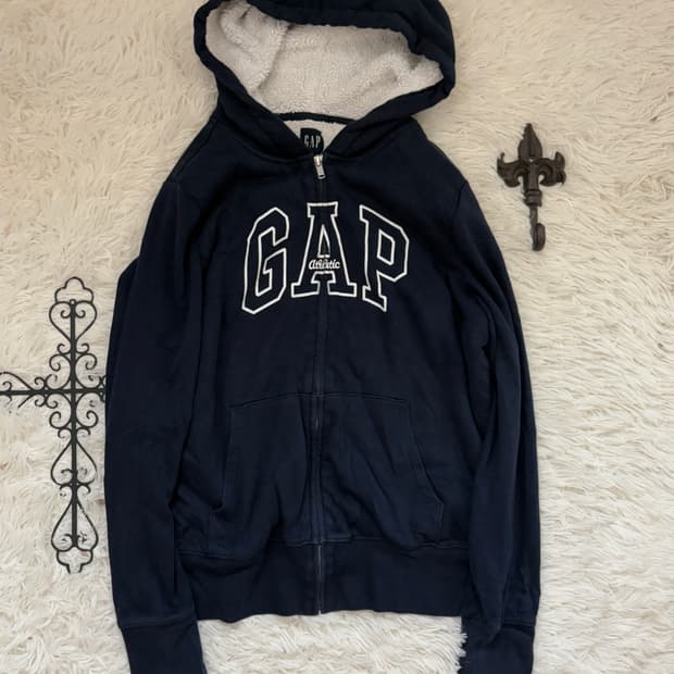 Gap Navy Hood Zip-Up