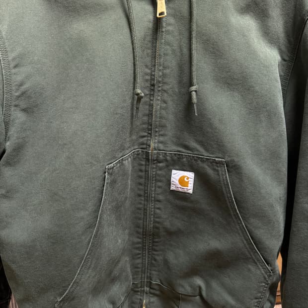 칼하트 OG 액티브 자켓 올리브 색상 M 