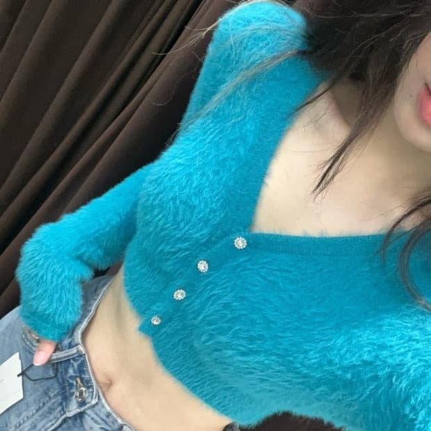 자라 앙고라 가디건