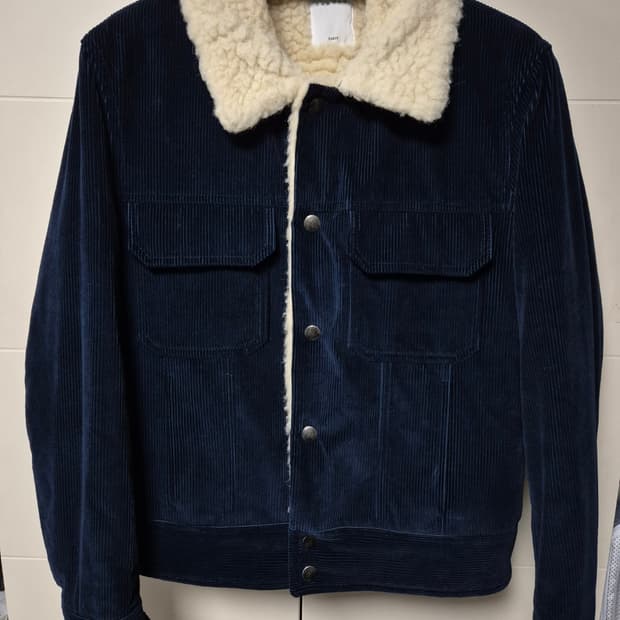 (L) 산드로옴므 코듀로이 시어링 자켓