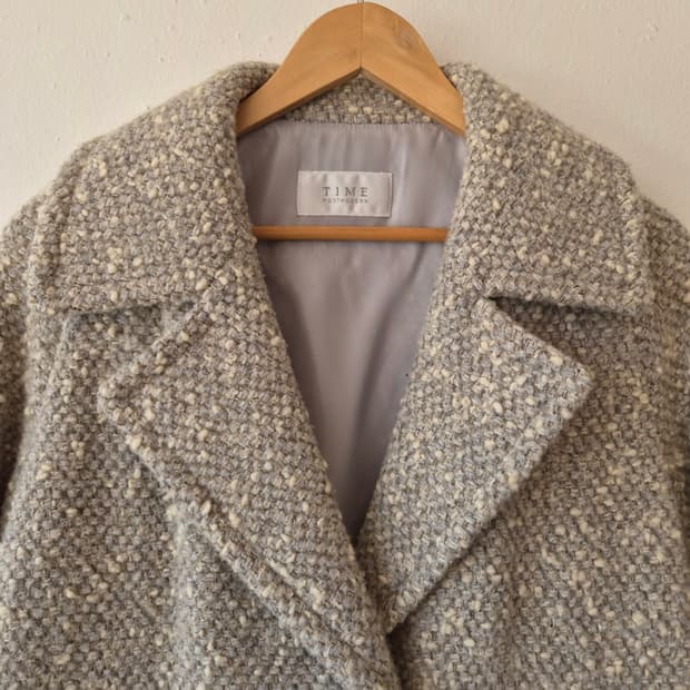 타임 여성 부클울코트 82-94-160사이즈