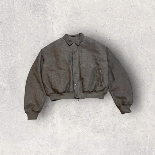 빈티지 스타일 코듀로이 봄버