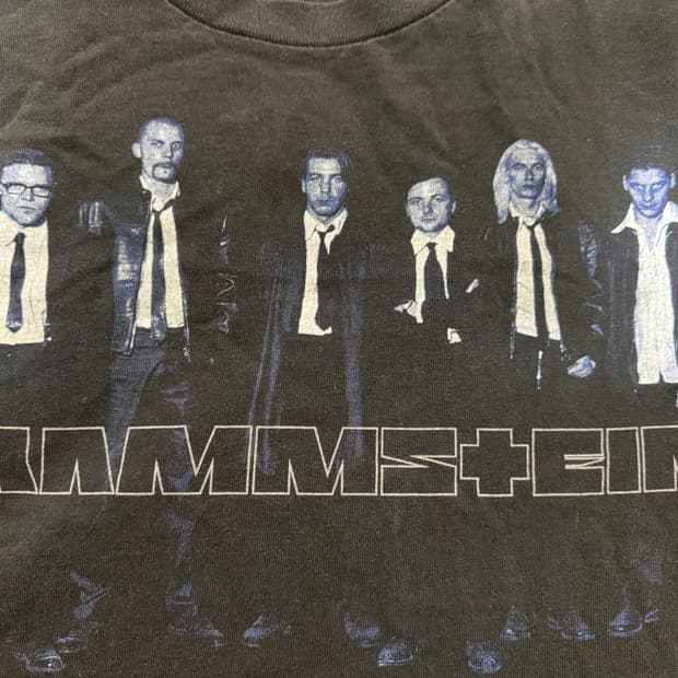 90s 람슈타인 밴드티