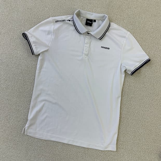 95 디즈니 흰색 반팔 카라 0323D