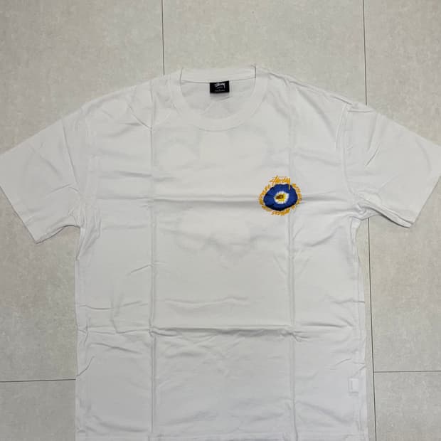 스투시 flower t-shirt
