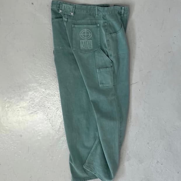 플라스틱프로덕트 Painter Denim Pants [M] 에메랄드