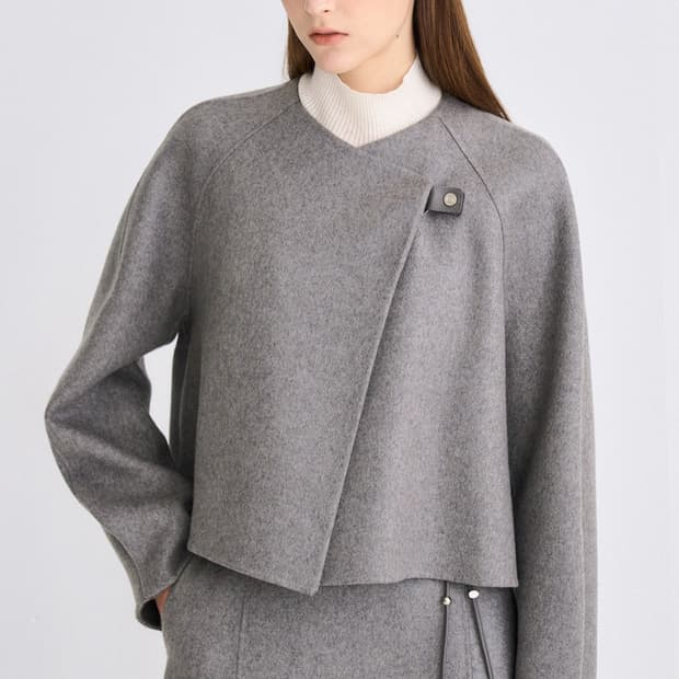 [구매] 25 타임 캐시미어 핸드메이드 크롭 자켓 82사이즈