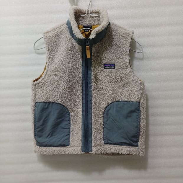파타고니아 레트로 키즈 방풍 플리스 양털 조끼 아동 XS 5 6 사랑봉봉