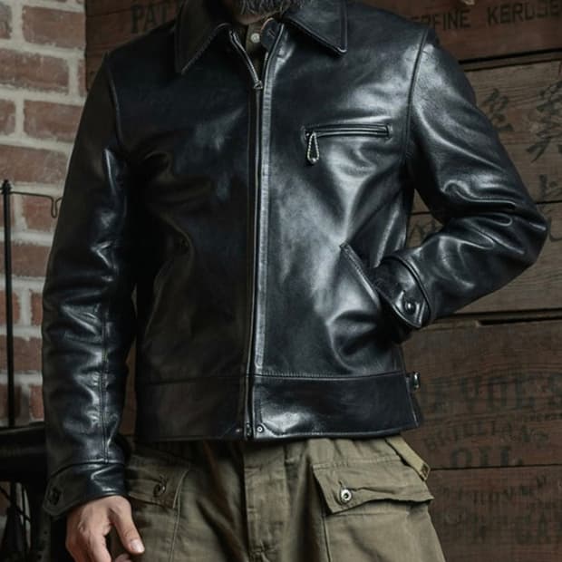 브론슨 말가죽 코삭 자켓(40사이즈) lot381