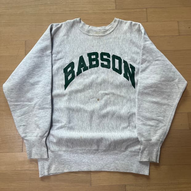 90년대 챔피온 빈티지 리버스위브 스웻셔츠 미국제조