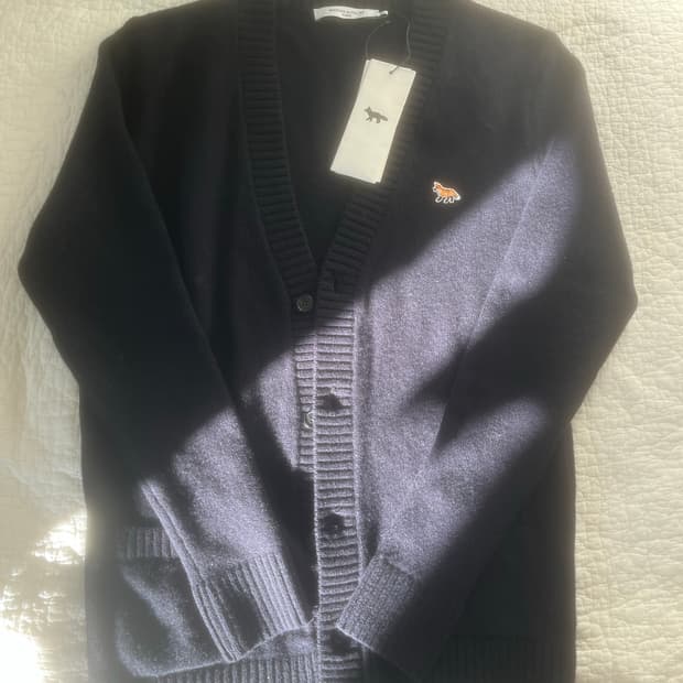 메종키츠네  베이비폭스 가디건