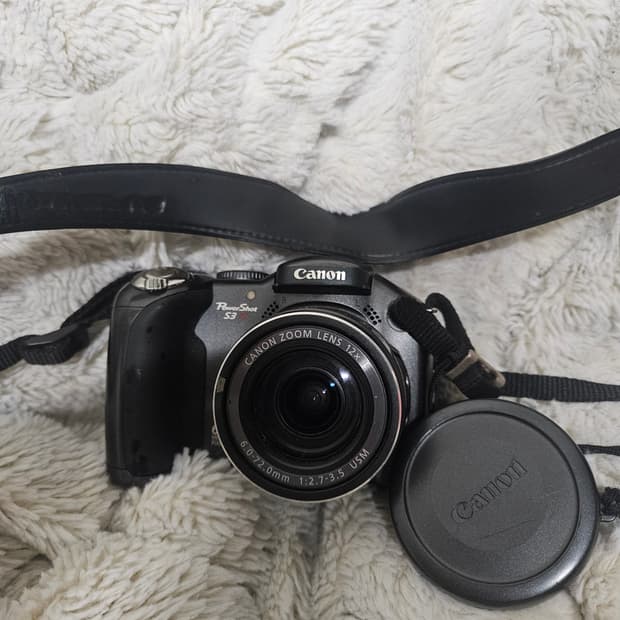 캐논 파워샷 s3is 레트로 디카 빈티지 카메라
