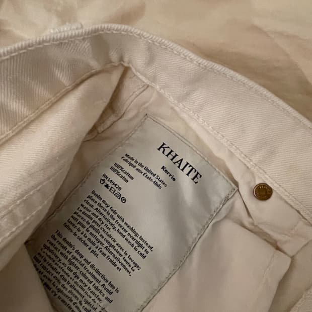 khaite Kerrie ivory pants