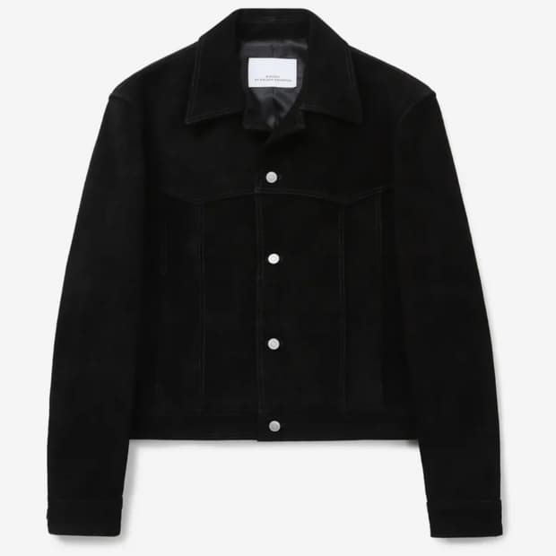 킨록앤더슨 카우 스웨이드 트러커자켓(L)