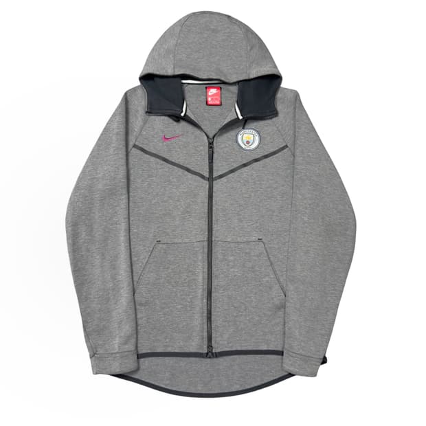 (M) 나이키 테크팩 맨체스터 시티 후드집업 그레이