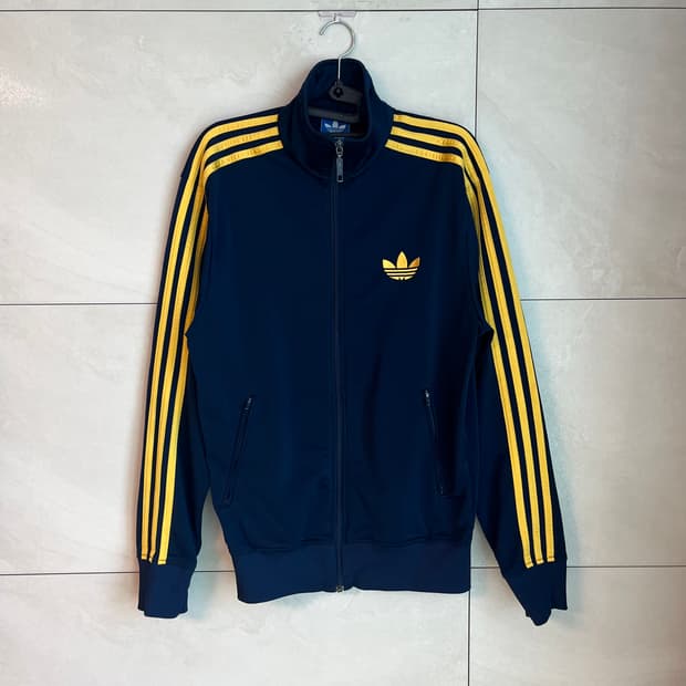 아디다스 구파이어버드 대장 져지 네이비,옐로우 라인 [95] 