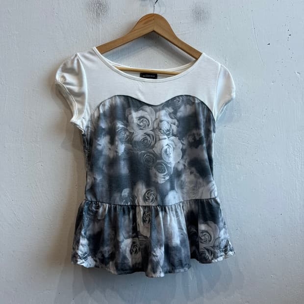 milelennia 플라워 티셔츠 Made in JAPAN