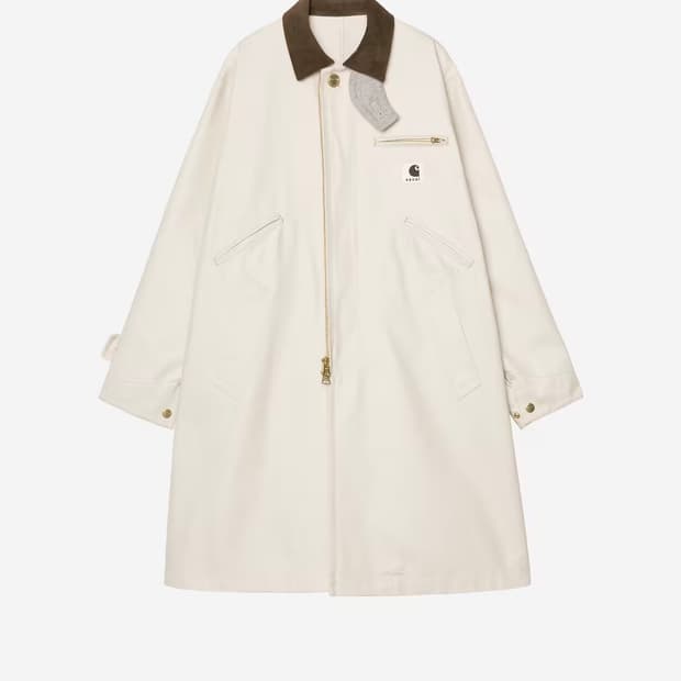 [BNWT]26ss Sacai X Carhartt coat Ivory 3