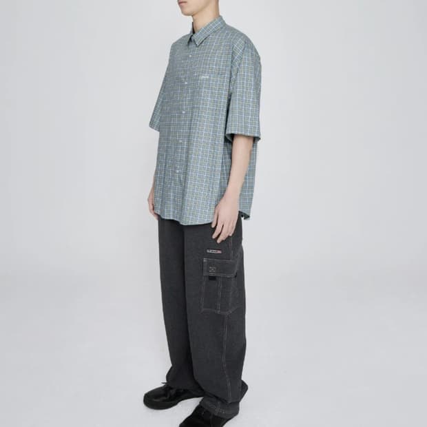 예스아이씨 체크셔츠
