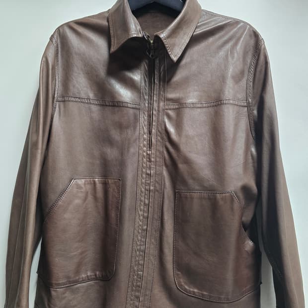 페루치 이탈리아 피렌체 핸드메이드 양가죽. 스웨이드 양면 자켓 52