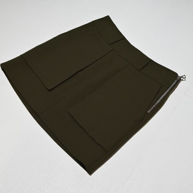 Dries van noten military skirt