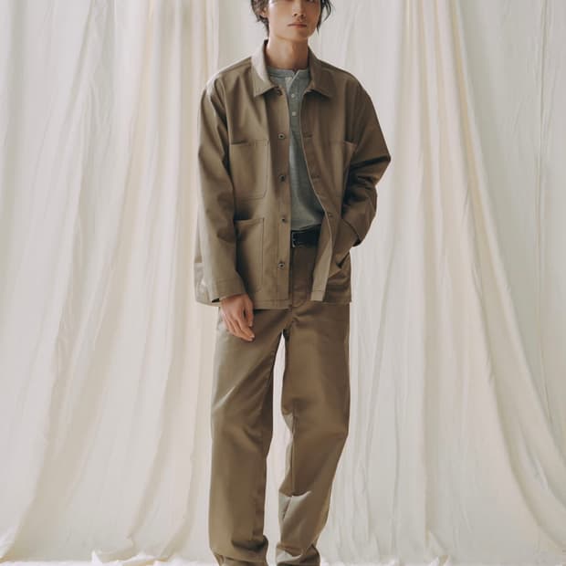유니버셜 오버롤 워크 자켓 팬츠 셋업