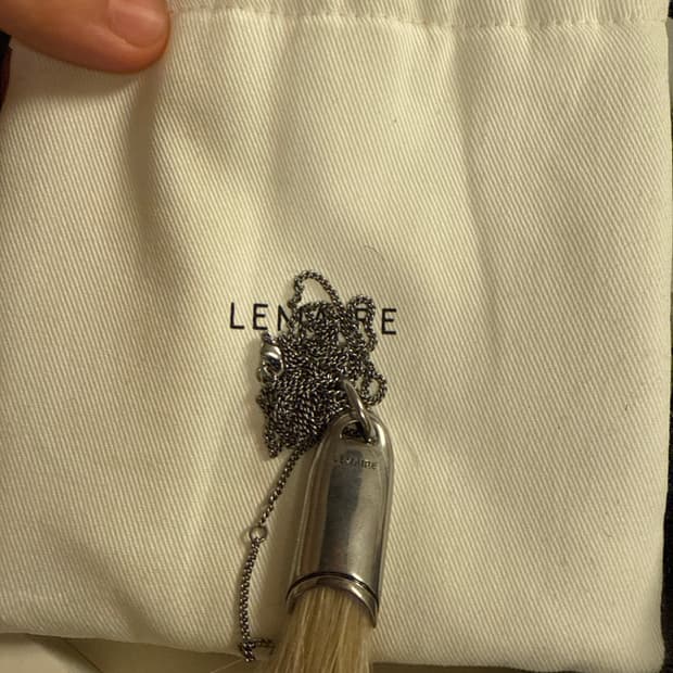 르메르 브러쉬드 목걸이