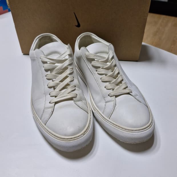 커먼맛 나파레더 스니커즈 화이트 270