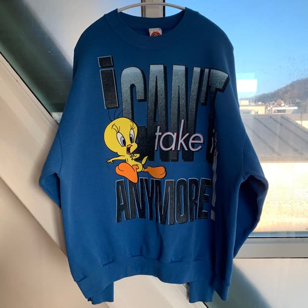 90s looney tunes tweety sweatshirt
