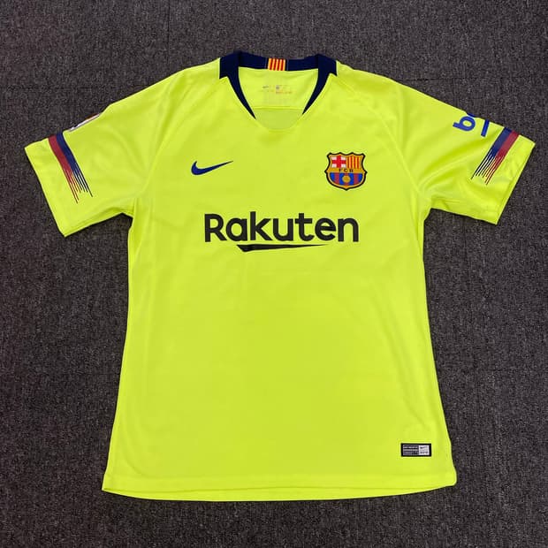 Nike 나이키 바르셀로나 18-19away 하프 유니폼 반팔 티셔츠