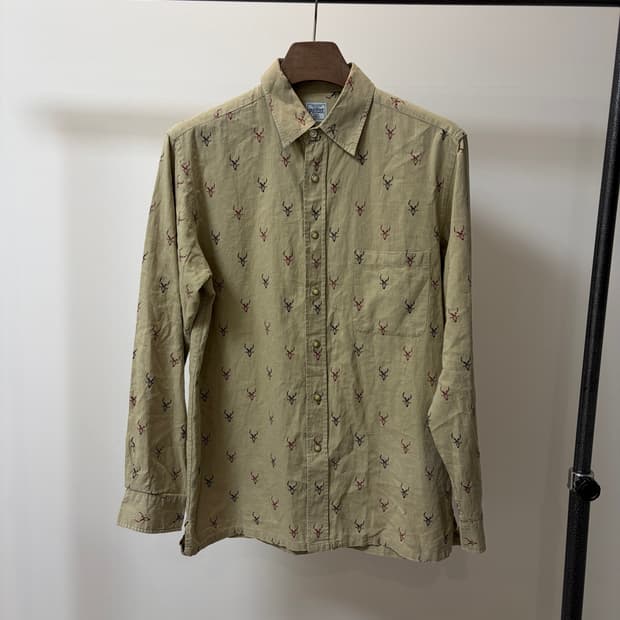 (L) Pointer 포인터 카우 패턴 웨스턴 셔츠