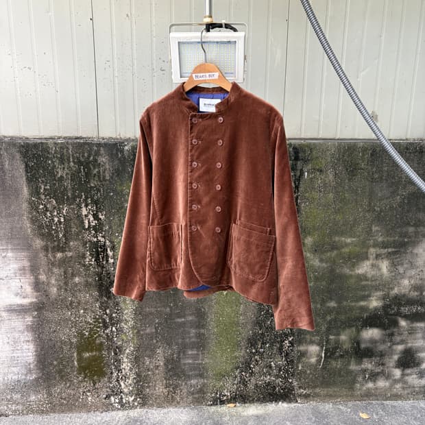 빔즈보이 벨루어 더블 브레시티드 자켓