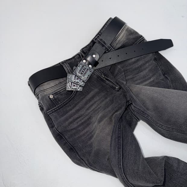 Condom Cow hide belt